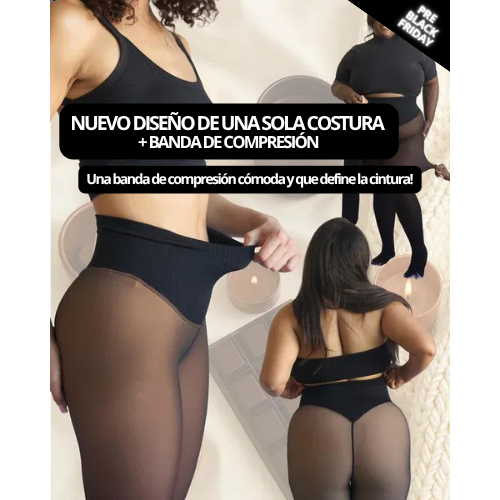 ThermaSkin™ Pantys Efecto Transparente - MODAZAS