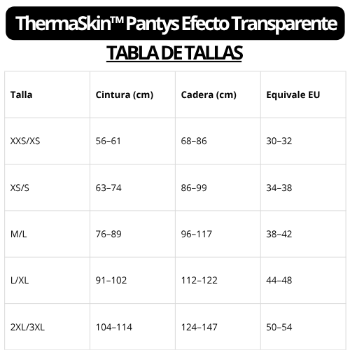 ThermaSkin™ Pantys Efecto Transparente - MODAZAS